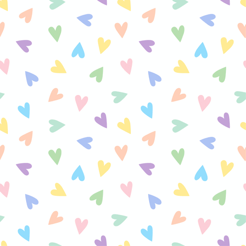 Raining Hearts background