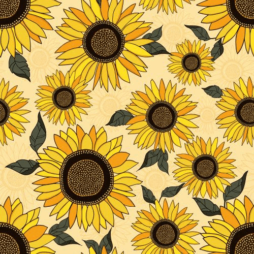 Sun Flowers background