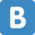 Letter B badge preview