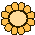 Gold Flower badge preview