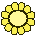 Yellow Flower badge preview