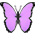 Purple Butterfly badge preview