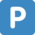 Letter P badge preview