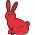 Red Bunny badge preview