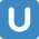 Letter U badge preview