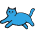 Blue Kitty badge preview