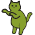 Green Kitty badge preview